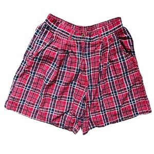 Vintage 90s plaid shorts
